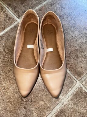 a new day Taupe Pointed Toe Ballet Flats